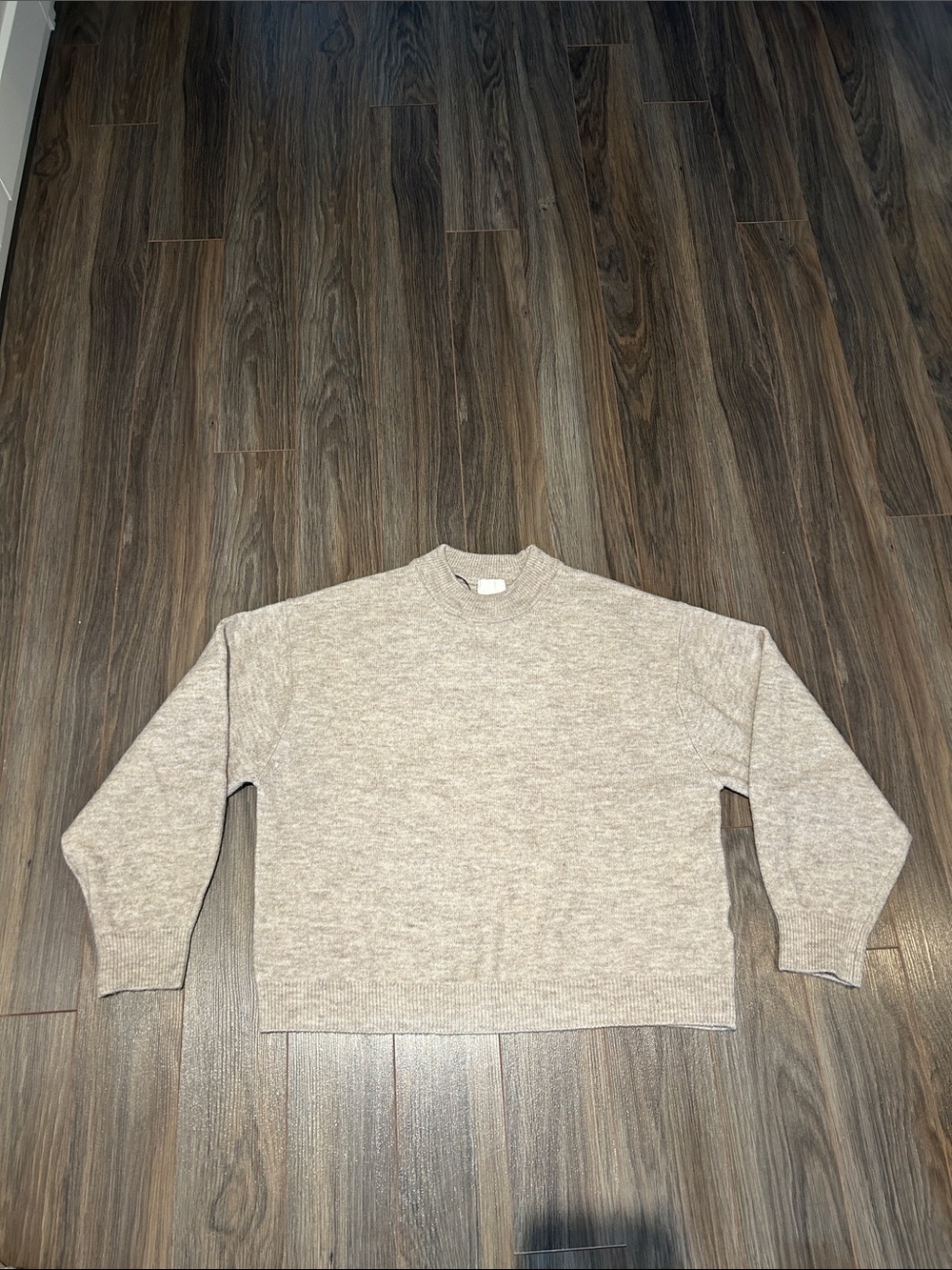 Women’s Neutral Heather Crewneck Sweater - Beige